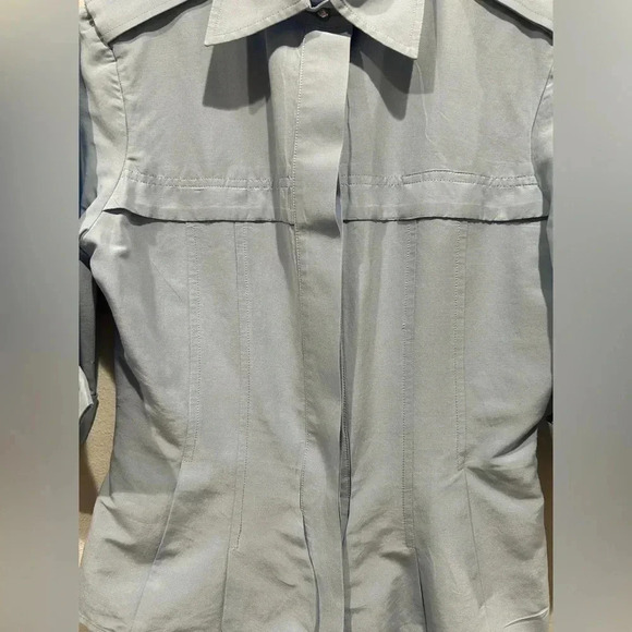 JASON WU Blue Midi Button Up Dress / Size 0 / - Picture 7 of 10